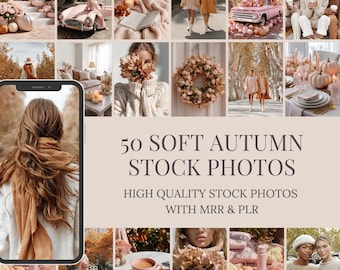 Gemütlicher Herbst Stock Fotos, gesichtsloser Lebensstil Bilder, MRR PLR (50 PNG)