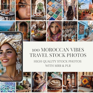 Foto stock del Marocco MRR / Immagini estetiche per viaggi / Foto stock senza volto / Copertina di Instagram Reel / Raccolta di foto marocchine PLR.