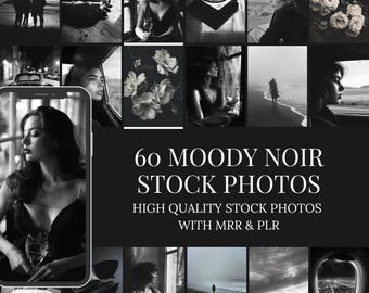 60+ Moody Noir Stock Photos | Dark AI Images (MRR & PLR)