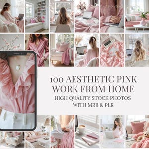 Roze esthetiek Stockafbeeldingen | Anonieme digitale marketingcontent | Stock Photo-bundel voor MRR en PLR voor sociale media | Instagram-berichten.