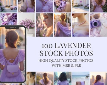 Lavender Stock Photos | 100 Faceless Marketing Images (MRR/PLR