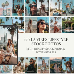 Summer Stock Photos | LA Lifestyle Beach Aesthetic | Faceless Digital Marketing | Summer Instagram Reels | Vacation Content | PLR MRR Images