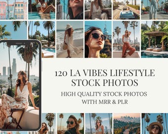 Summer Stock Photos | LA Lifestyle Beach Aesthetic | Faceless Digital Marketing | Summer Instagram Reels | Vacation Content | PLR MRR Images