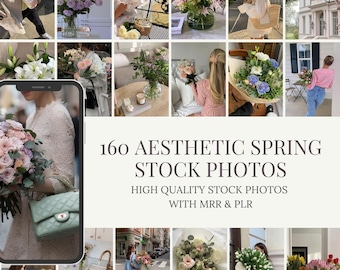 Lentebloemen Stockfoto's | Vrouwelijk, MRR PLR (digitale download)