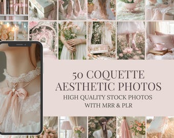 Coquette Stock Photos | 50 Pink AI Images, MRR PLR