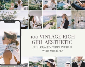 Luxury Lifestyle Stock Photos | Old Money, MRR & PLR (Digital Download)