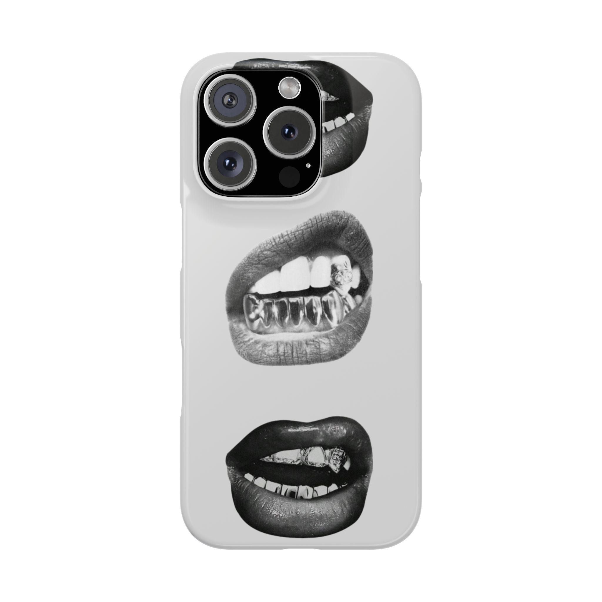Bold & Edgy - Coque de portable Lips Grills