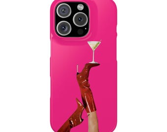 Coque de portable mince et chic - Talons hauts impertinents, accessoire élégant, cadeau pour les amateurs de mode, coque de téléphone vive, technologie pour faire la fête