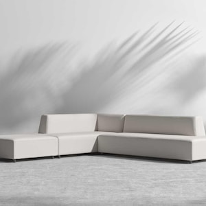 Linen Sofa Slipcover | Custom Outdoor Sectional Cover | Handmade Couch Cover