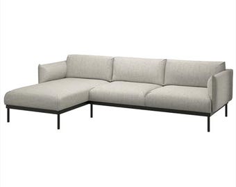 Sofa Cover Custom Fit, L Shape Sectional Slipcover, Textured Couch Cover, Washable Furniture Protector