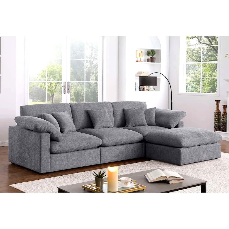 Bespoke Modular Sectional Couch Sofa Cover – Custom Fit Upholstery Cover image 17