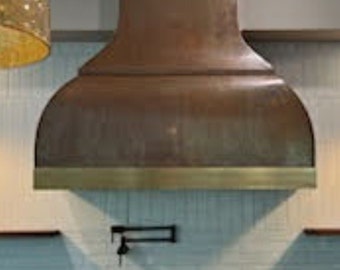 Custom Copper Range hood