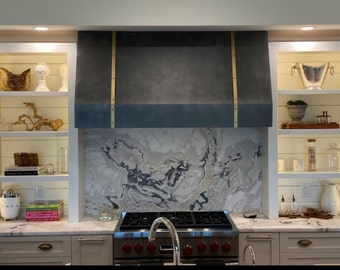 Range Hood Zinc and Brass