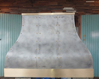 Custom Zinc and Brass Range Hood