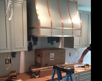 Custom Range Hood Copper Straps