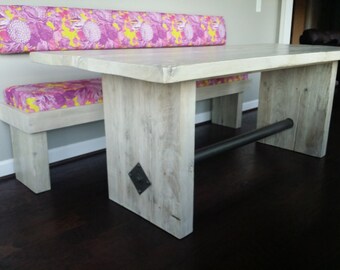 Modern Industrial Trestle Table