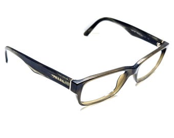 Prada VPR16M Olivgrün Rechteckige Rahmen Damen Brille 53-16-140