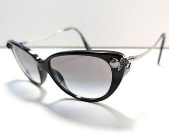 Coach S3011 BLACK 55-16-120 Black/gray Crystal Full Rim 