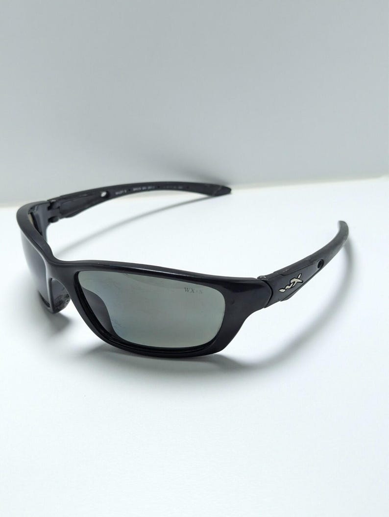 Wiley X Brick WX Z87-2 Graue UV-Linse Schwarze Rundum-Schutzbrille für Herren Bild 3