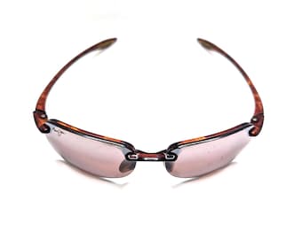 Maui Jim MJ Sport MJ-408-10 Sandy Beach rimless wrap sunglasses 56/15/140 FRAME