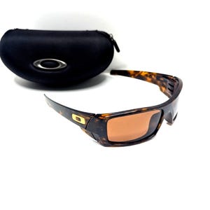 Gafas de sol Oakley Gascan 12-855 color marrón carey estilo Y2K para hombre. imagen 1