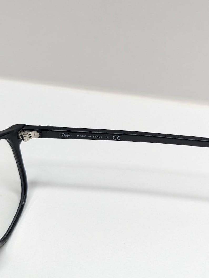 Ray Ban LEONARD OCCHIALI DA VISTA RB5393 2000 NERO Misura montatura: 47-17-145 Retro Italia immagine 7