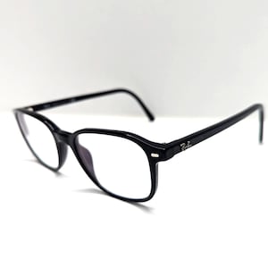 Ray Ban LEONARD OCCHIALI DA VISTA RB5393 2000 NERO Misura montatura: 47-17-145 Retro Italia immagine 1