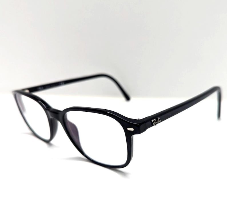 Ray Ban LEONARD OCCHIALI DA VISTA RB5393 2000 NERO Misura montatura: 47-17-145 Retro Italia immagine 1