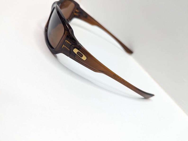 Oakley Fives Squared 9238-07 Bronze Lens Root Beer Wrap Sunglasses 54-20-133 image 6