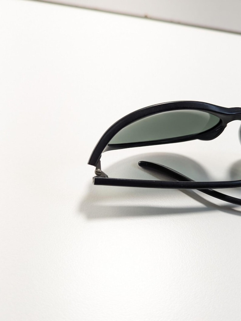 Vintage Ray Ban B&L Black G15 Uv Sport Wrap Sunglasses Eyewear Classic Chic image 4