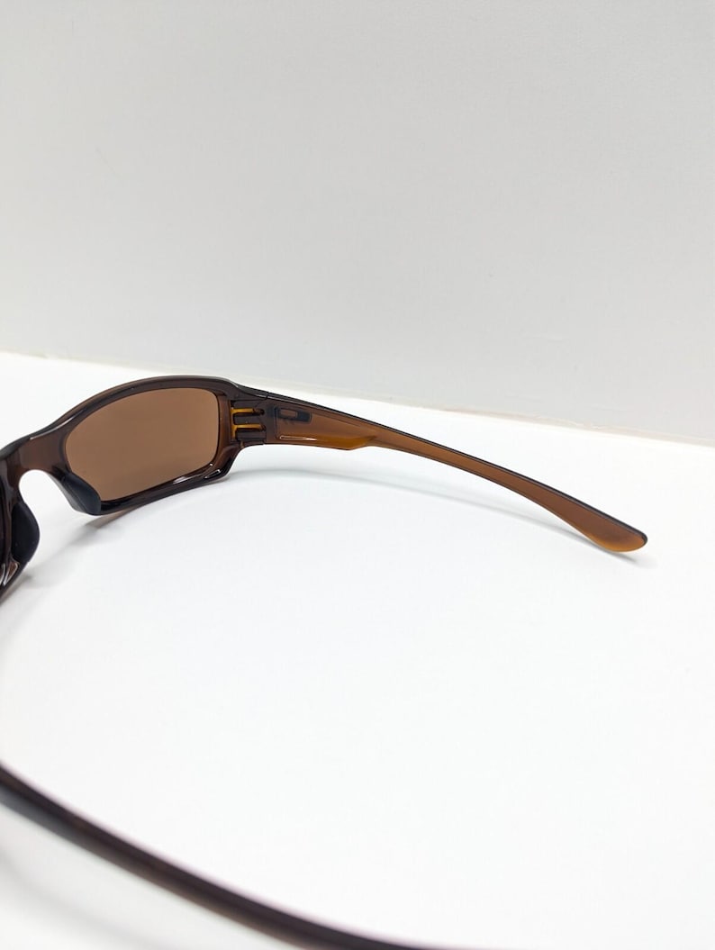 Oakley Fives Squared 9238-07 Bronze Lens Root Beer Wrap Sunglasses 54-20-133 image 9