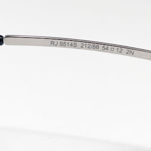 Ray-Ban Jr Sunglasses Sonnenbrille 9514S Silver Frames 212/88 Size: 54-12-2N Eyewear Wrap Bild 8