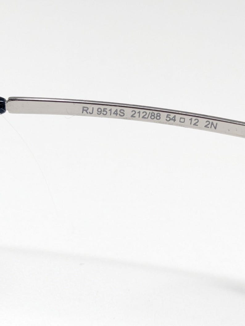 Ray-Ban Jr Sunglasses Sonnenbrille 9514S Silver Frames 212/88 Size: 54-12-2N Eyewear Wrap Bild 8
