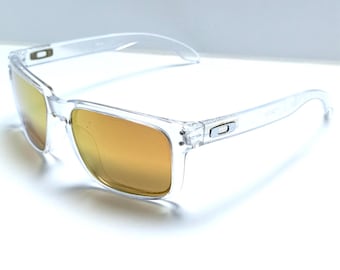 Oakley Holbrook OO9102-06 24K Clear Men’s Classic Sunglasses 55-18-137