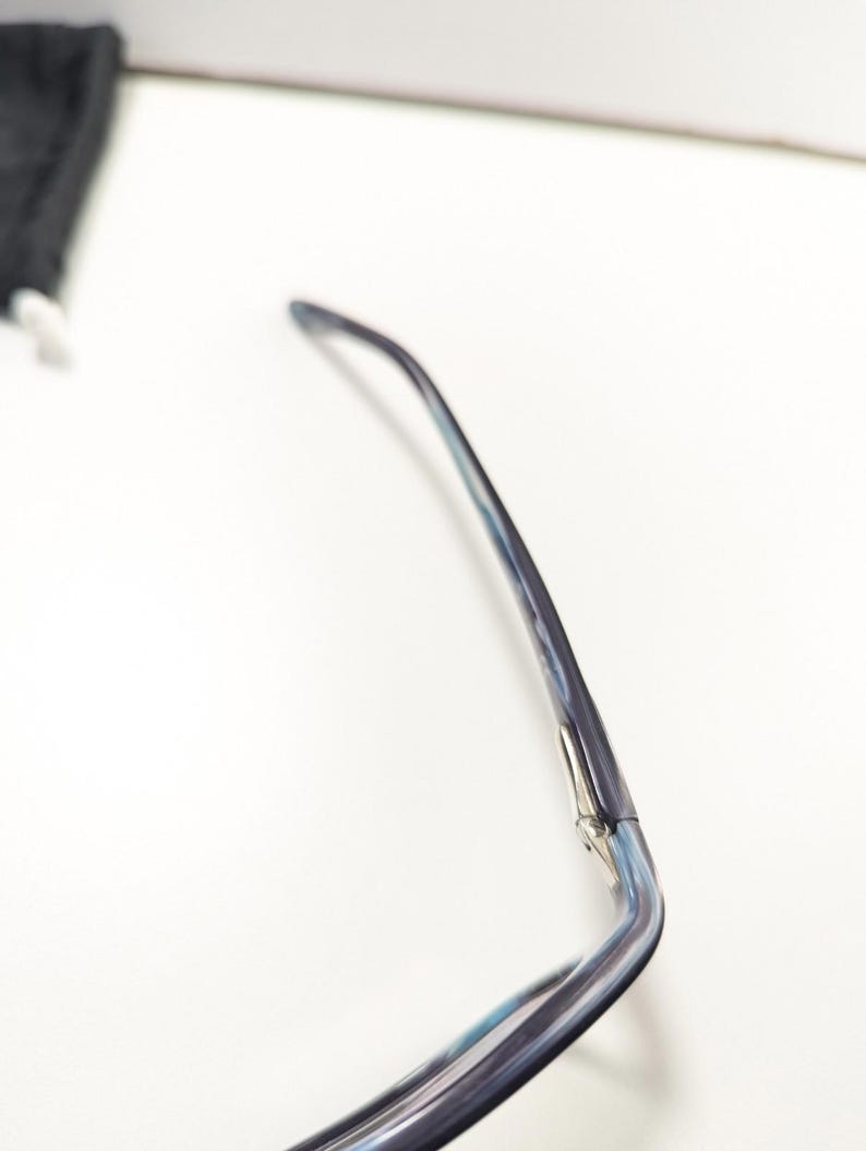 Oakley Taunt 130 OX1091-1350 T Purple Marble Eye Glasses Eyewear Blue Design Y2k image 9