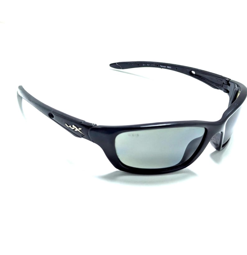 Wiley X Brick WX Z87-2 Graue UV-Linse Schwarze Rundum-Schutzbrille für Herren Bild 1