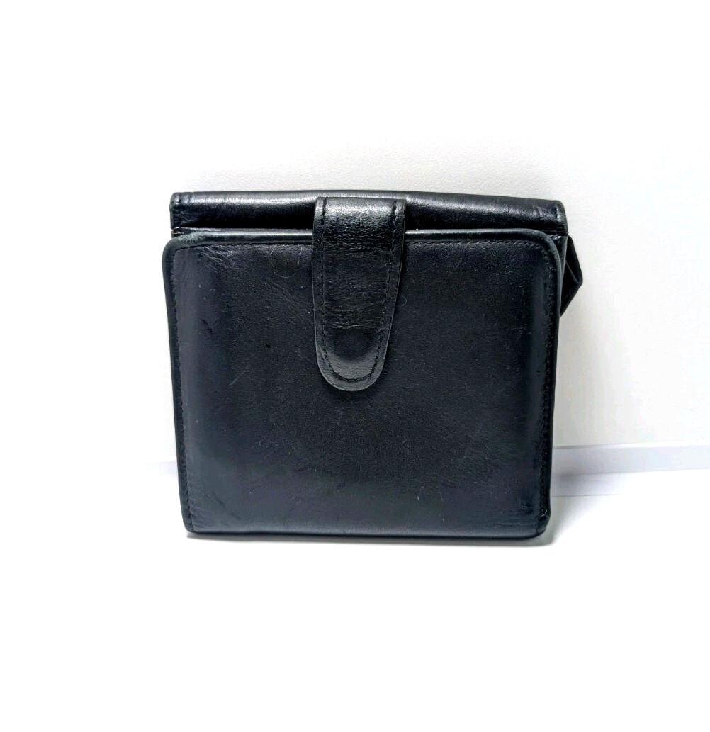 Vintage Coach Black Wallet - Etsy