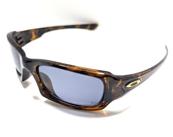 Gafas de sol Oakley Five Sports Wrap Brown Vintage USA 55-160 Carey