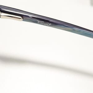 Oakley Taunt 130 OX1091-1350 T Purple Marble Eye Glasses Eyewear Blue Design Y2k image 3