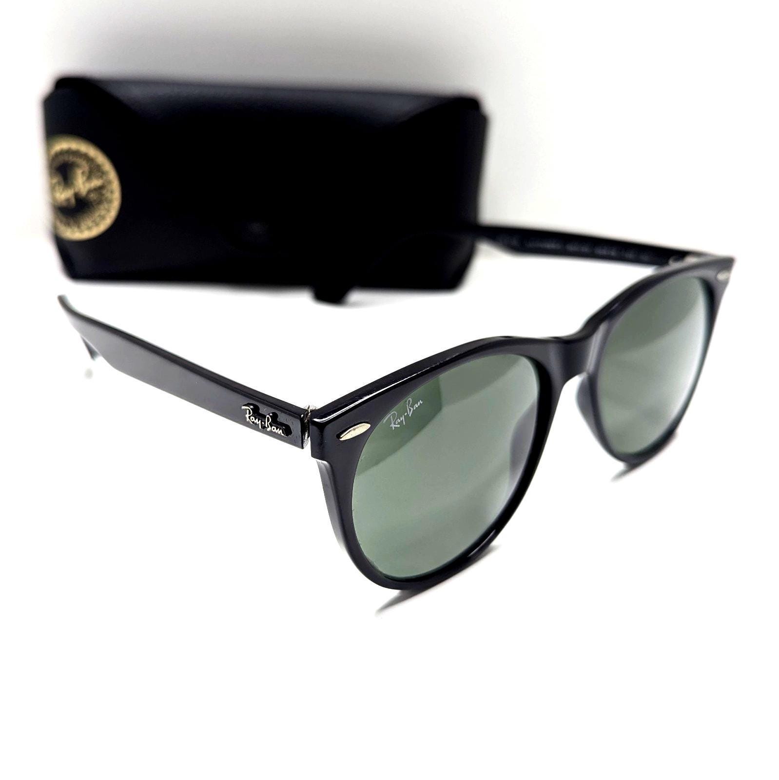 Ray-ban Wayfarer II RB2185 Black Frame/g-15 Green Polarized  display picture 1