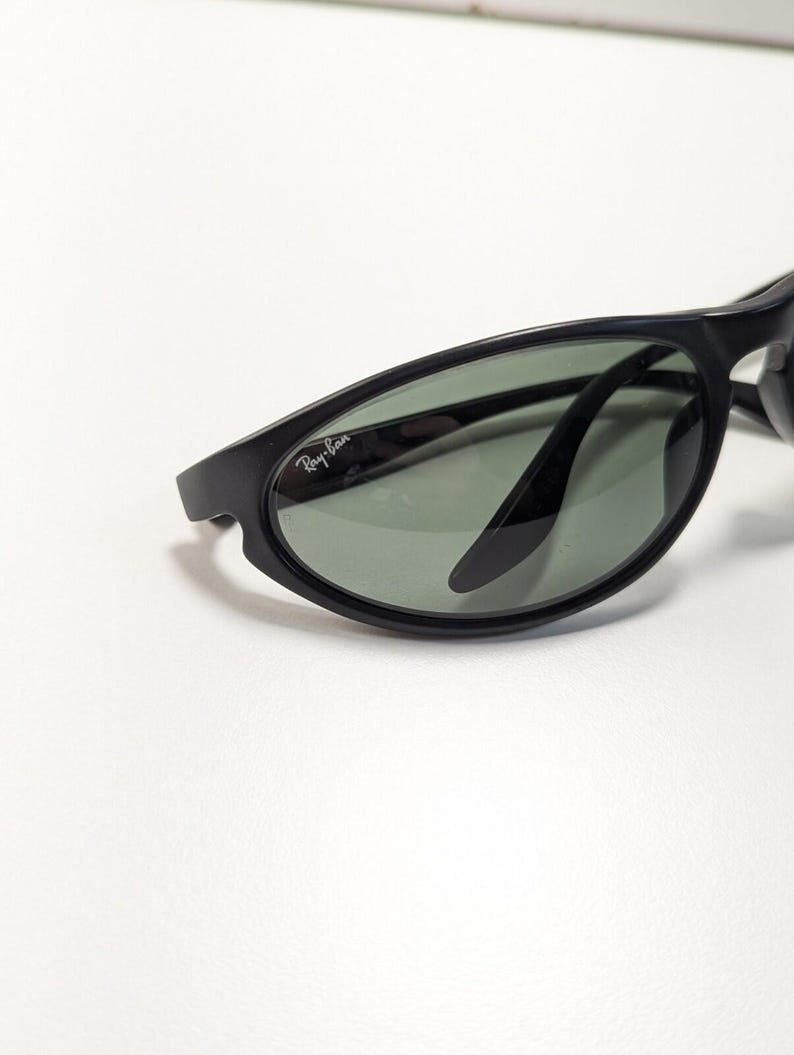 Vintage Ray Ban B&L Black G15 Uv Sport Wrap Sunglasses Eyewear Classic Chic image 5