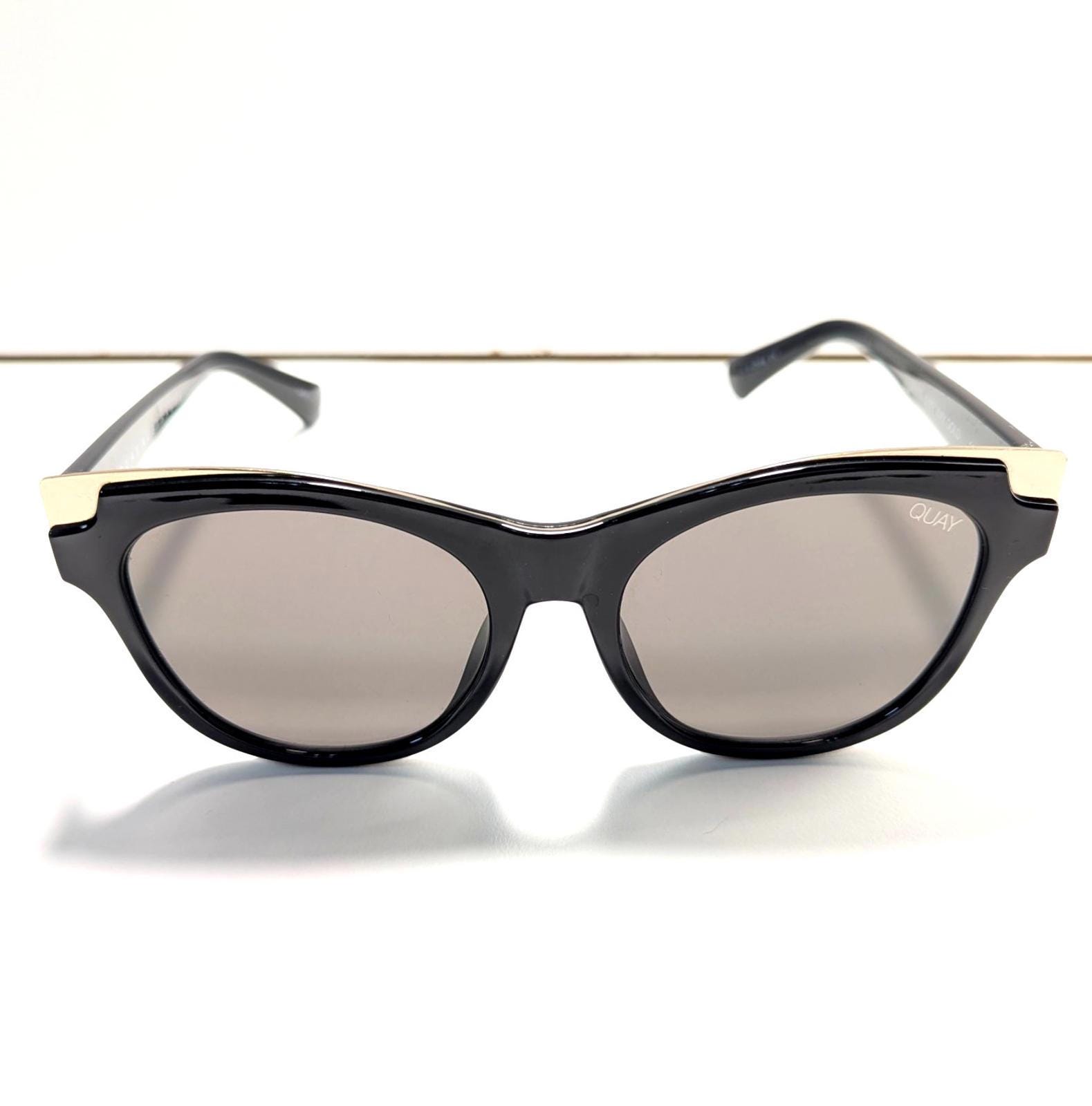 Quay Australia Its My Way Gold 111 Cat Eye Sunglasses Black  display picture 3