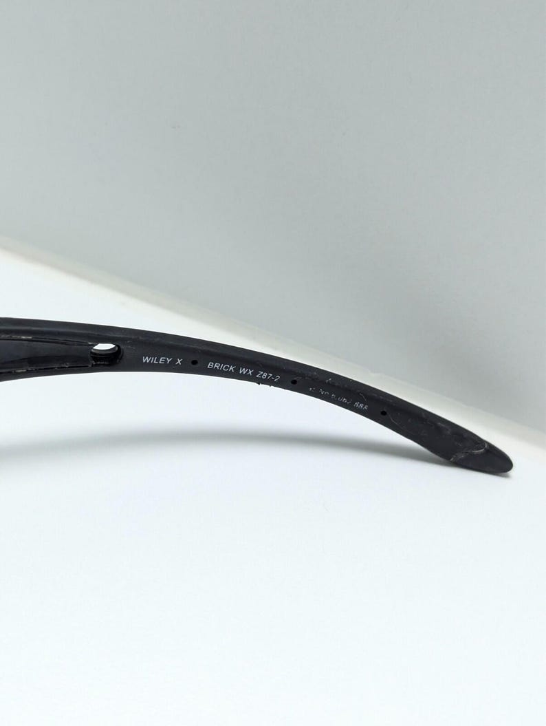 Wiley X Brick WX Z87-2 Graue UV-Linse Schwarze Rundum-Schutzbrille für Herren Bild 8