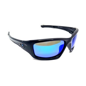 Oakley Valve 9236-28 Black Thin Blue Line Police Wrap Men’s Sunglasses 60-16-133 image 1