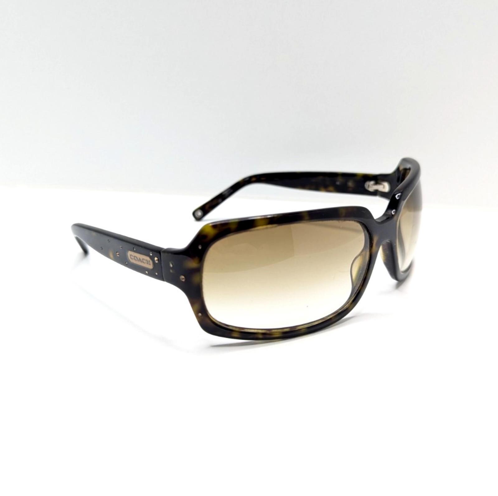 Coach Samantha (S425) Sunglasses Oversized Tortoise Brown 63  display picture 2