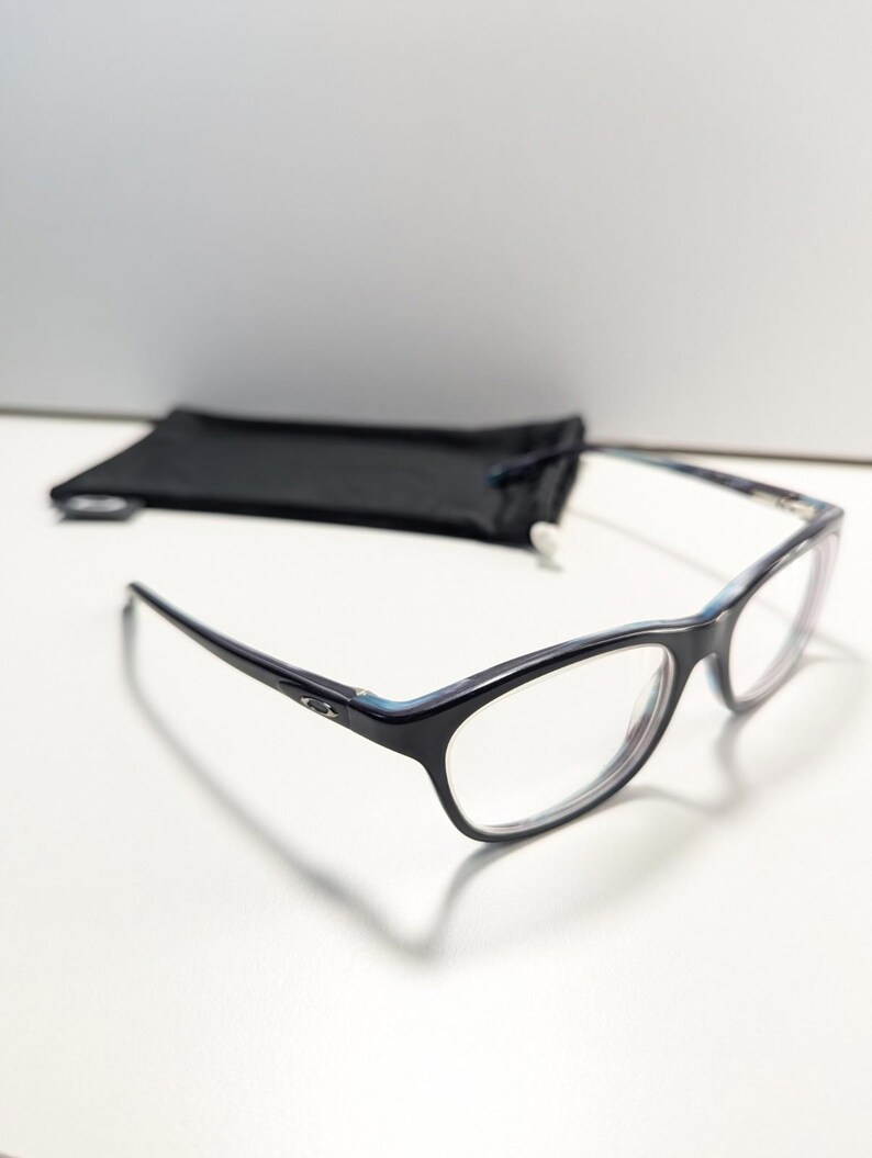 Oakley Taunt 130 OX1091-1350 T Purple Marble Eye Glasses Eyewear Blue Design Y2k image 11