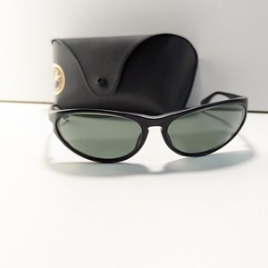 Vintage Ray Ban B&L Black G15 Uv Sport Wrap Sunglasses Eyewear Classic Chic image 7