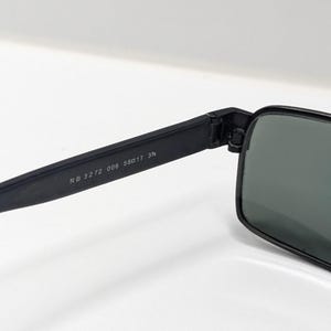 RayBan RB3272 006 Black Eyeglasses Frames ONLY Size: 58-17 Matte Black Rectangle image 4