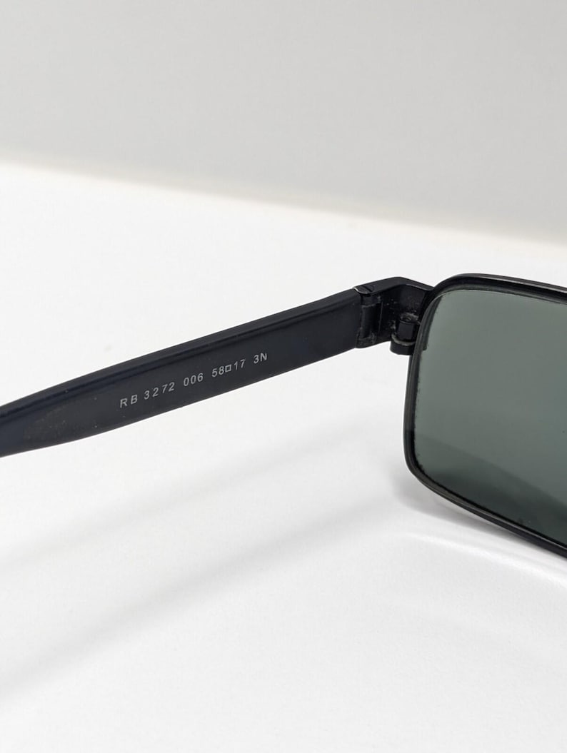 RayBan RB3272 006 Black Eyeglasses Frames ONLY Size: 58-17 Matte Black Rectangle image 4