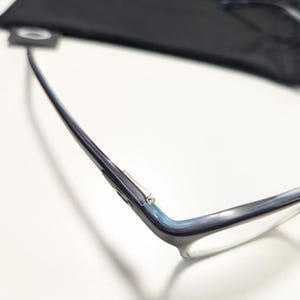 Oakley Taunt 130 OX1091-1350 T Purple Marble Eye Glasses Eyewear Blue Design Y2k image 6